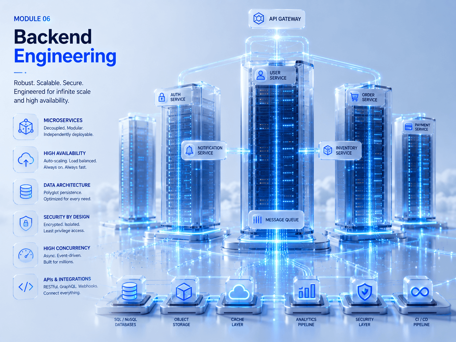 Backend Engineering module visual